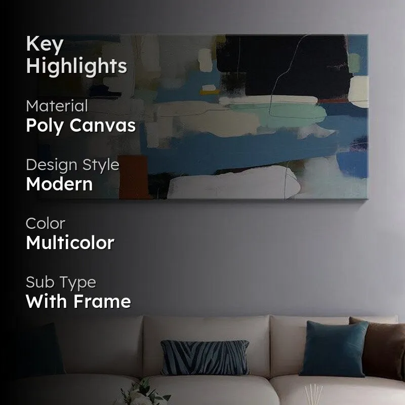 Modern Abstract Geometric Wall Painting media 2