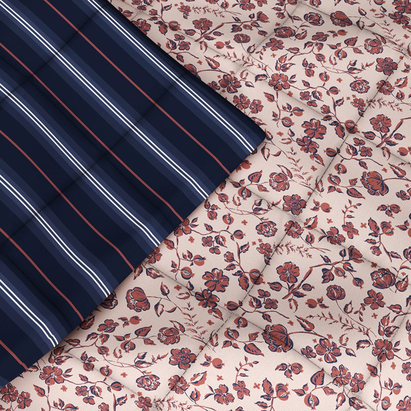 Enid Reversible Floral Comforter - 120 GSM media 5