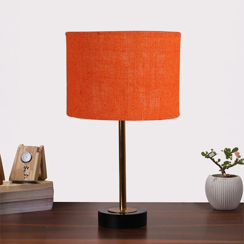 Sienna I Rodin Wooden Table Lamp - Orange,Gold,Black media 3