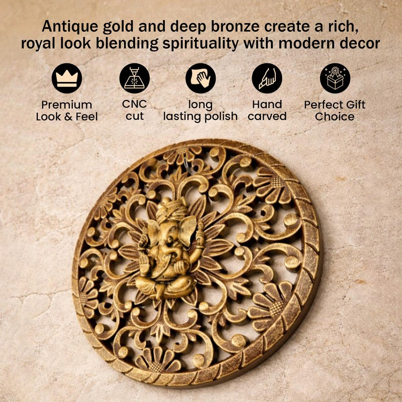 Ornate Ganesha MDF Wall Accent media 7
