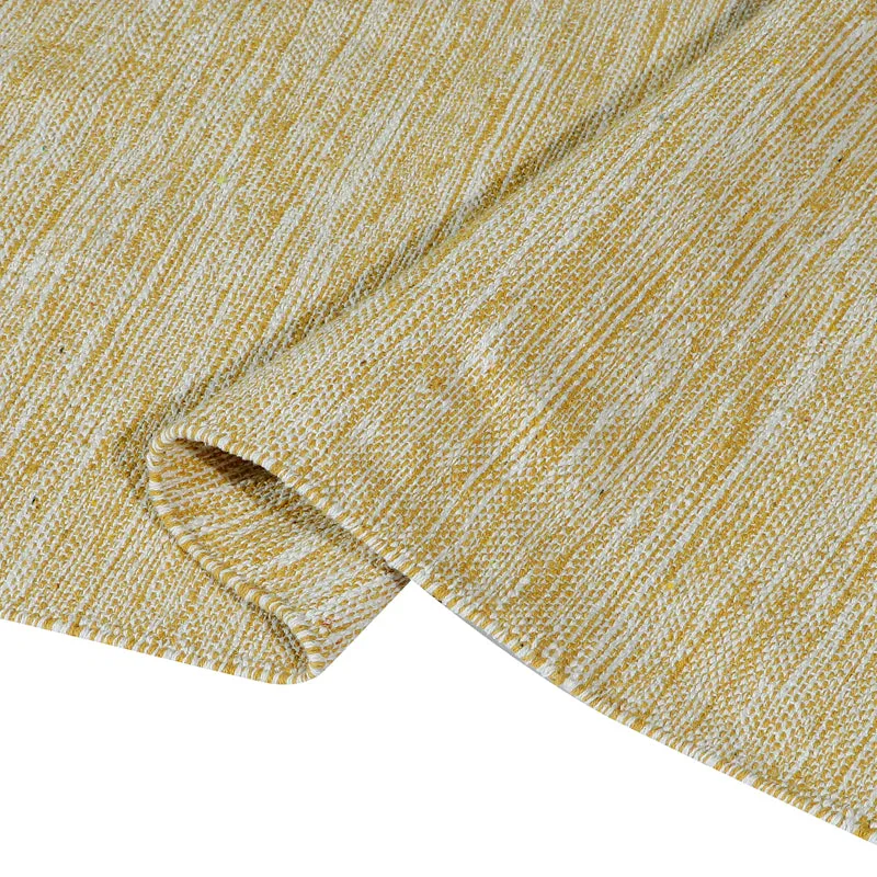 Artivine Cotton Runner Rug - Yellow - 4