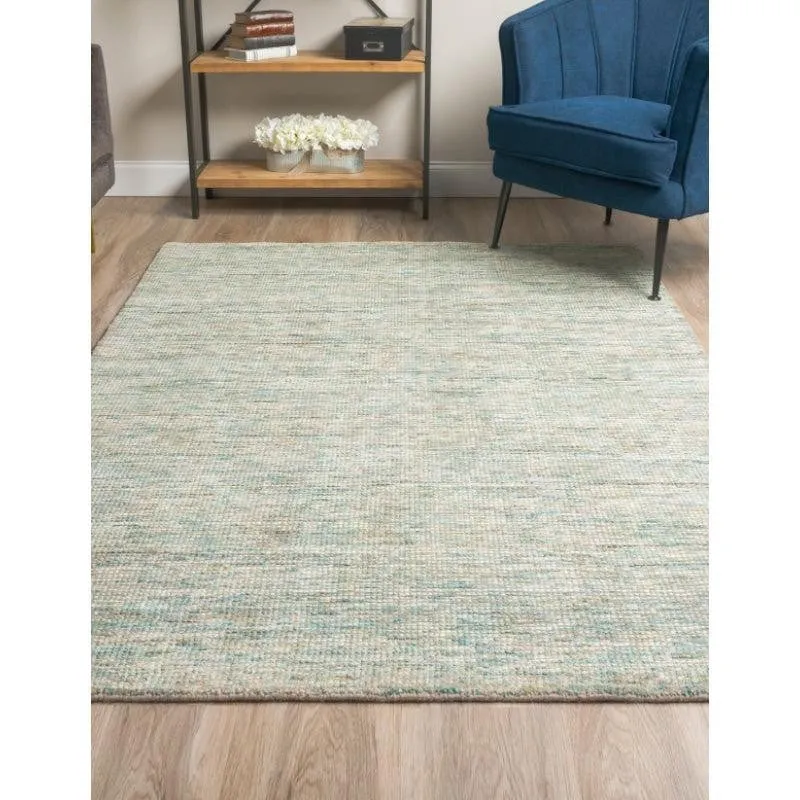 Thread Tale Hand Woven Wool Rug - Silver media 3