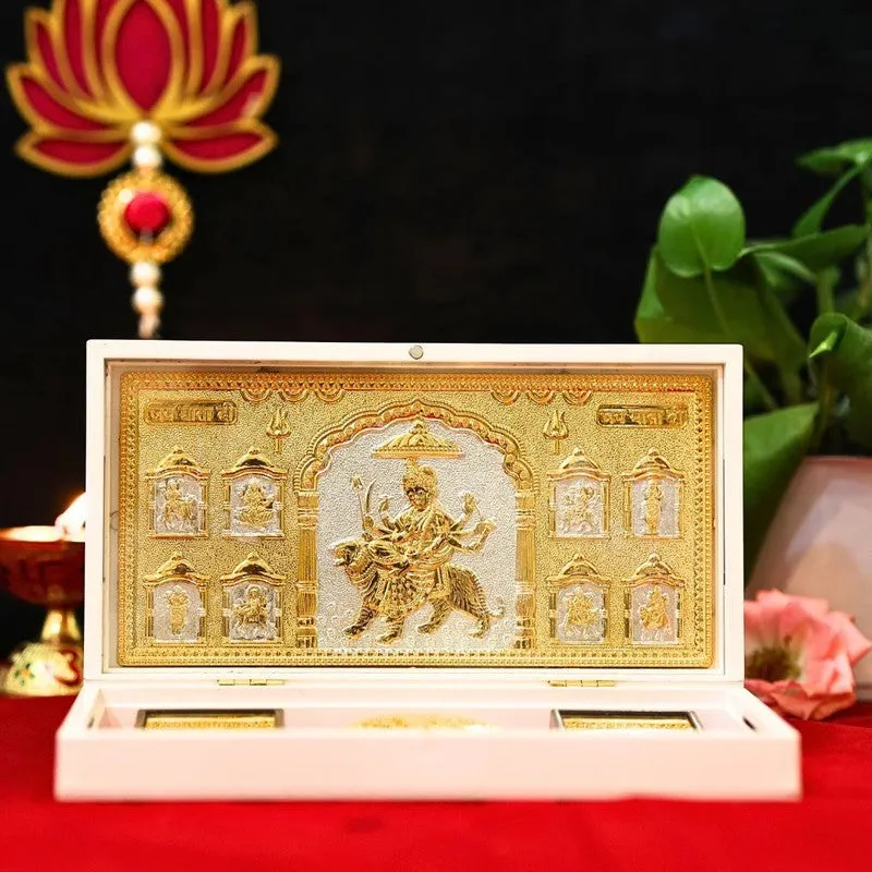 Navdurga Spiritual Brass Idol media 3