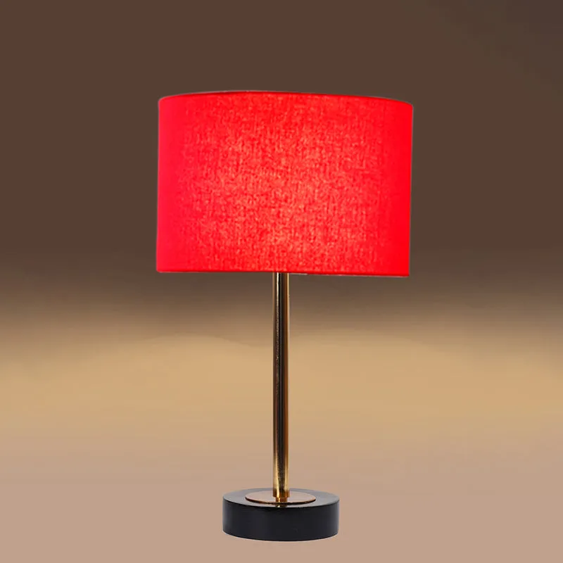 Cotin I Rodin Wooden Table Lamp - Red,Gold,Black media 6