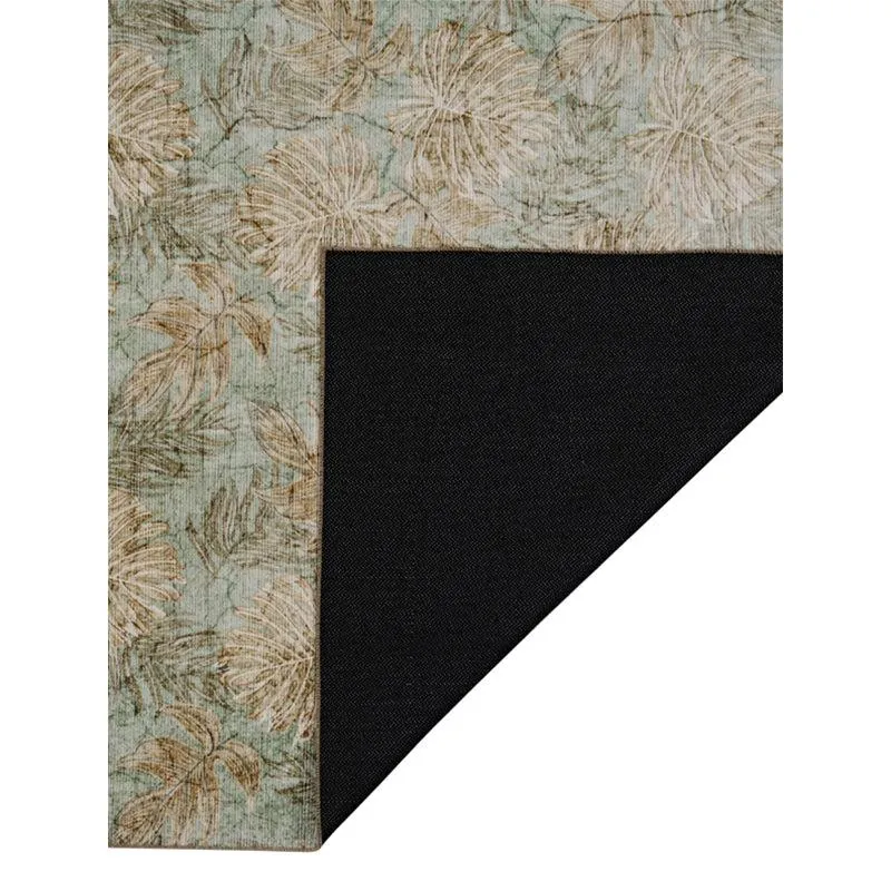 Fariyah Floral Polyester Carpet - Light Green media 6