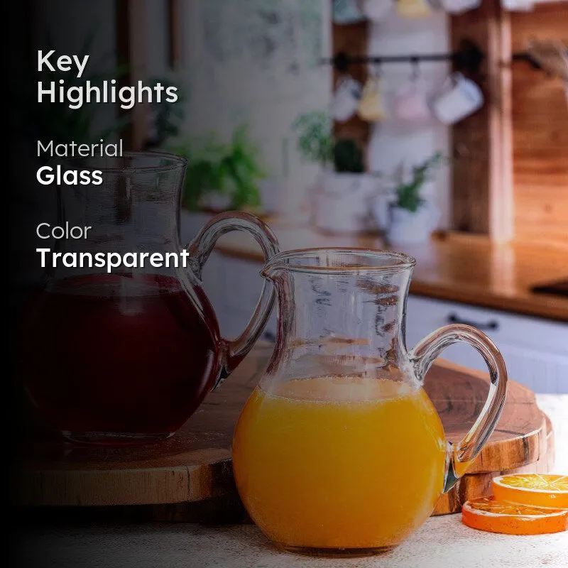 Piero Pour Glass Jug (500 ML) - Set Of Two media 2