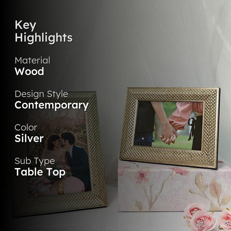 Pavela Photo Frame (Silver) - Set Of Two media 2