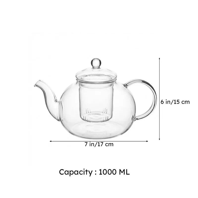 Morca Glass Tea Pot - 1000 ML media 7