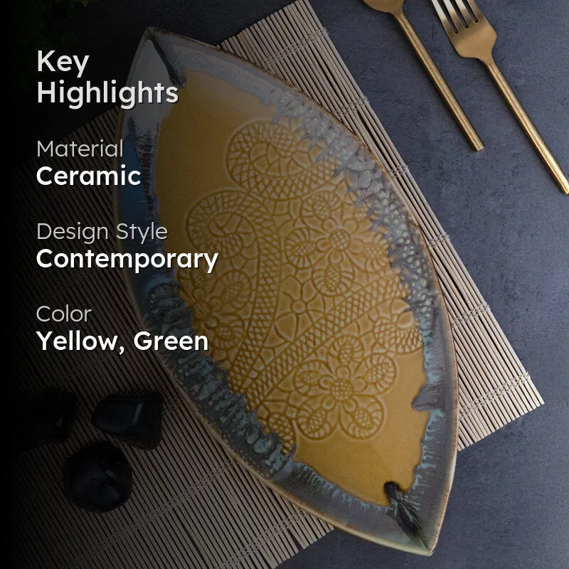Porcelli Ceramic Platter media 2