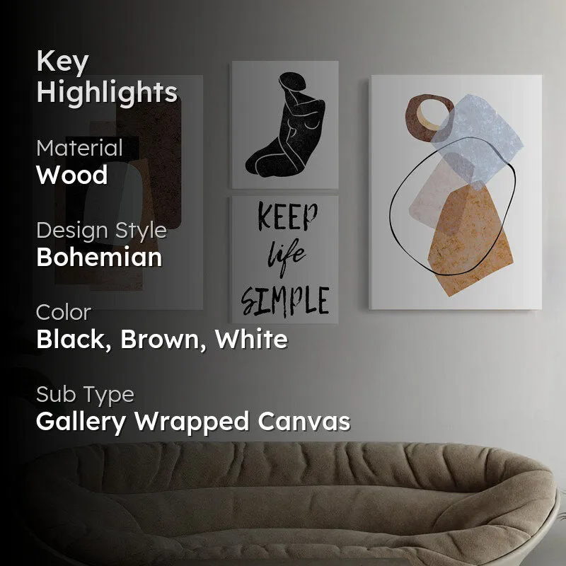 Keep It Simple Wall Art - Four Piece Set media 2