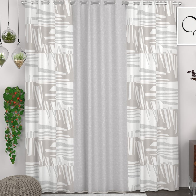Line Harmony Curtains - Set of Three