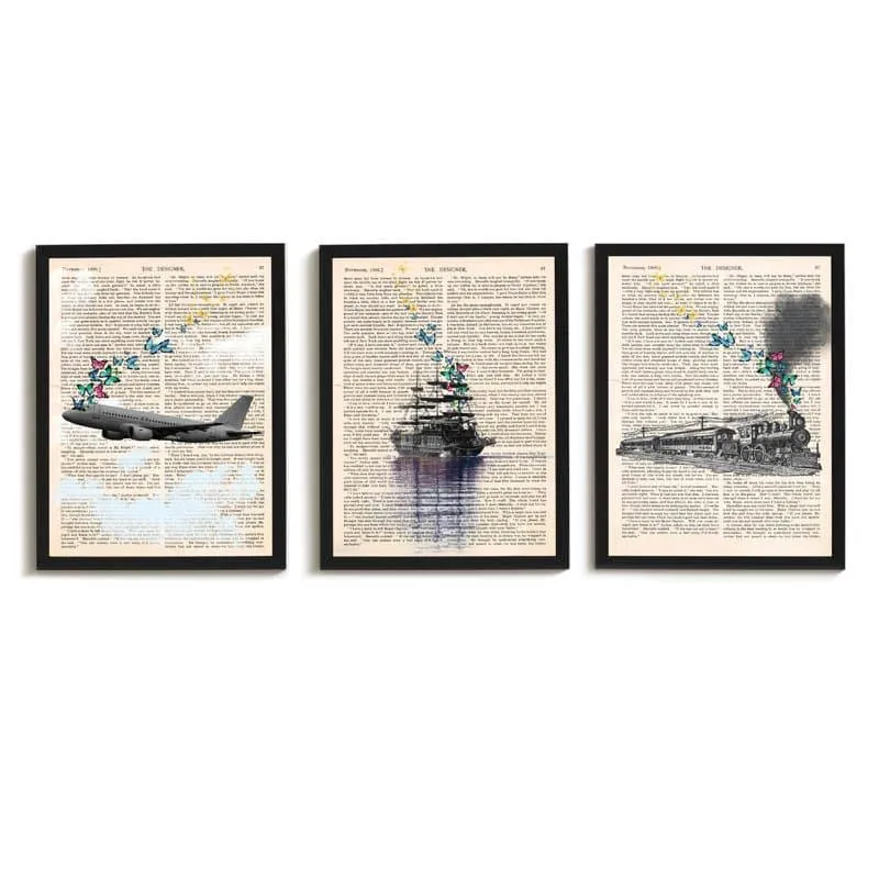 Flight Frenzy Wall Art - Set Of Three media 3
