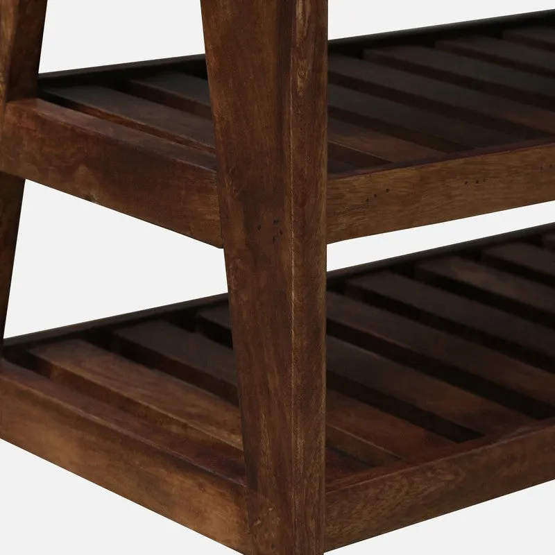 Sole Nest Mango Wood Shoe Rack - Yellow media 7
