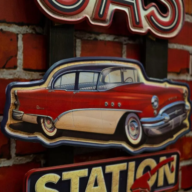 Gas Tool Retro Metal Wall Accent media 3