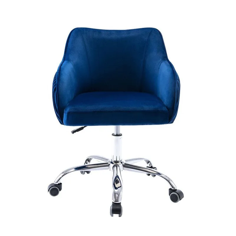 Seatron Metal Office Chair - Blue media 4