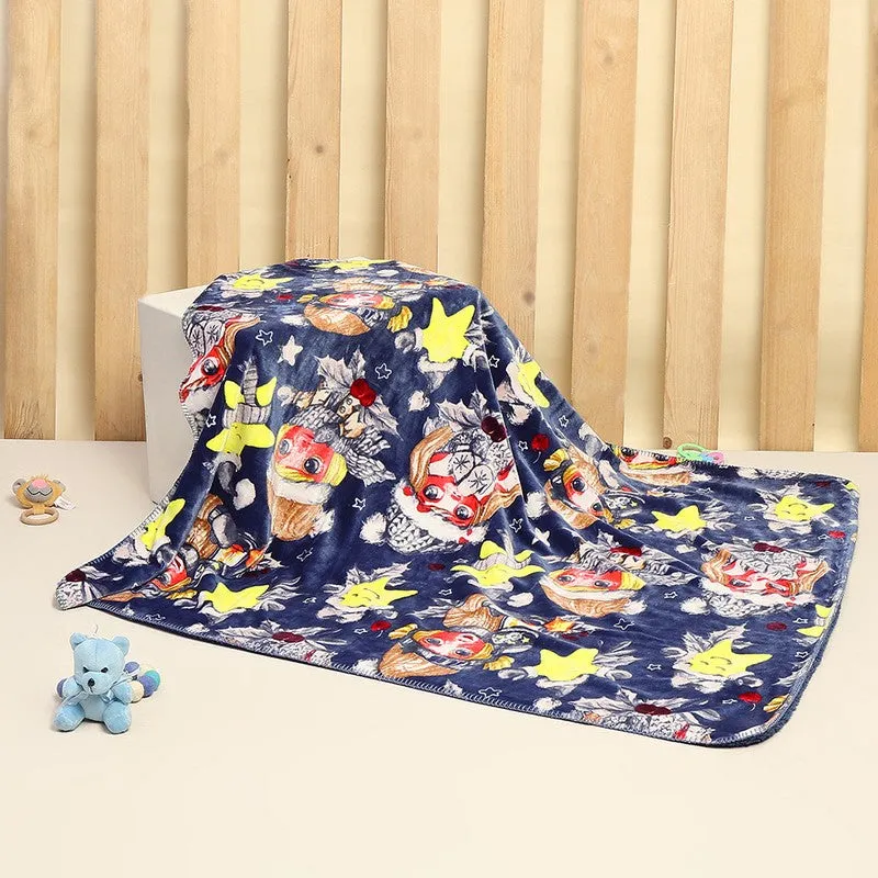 Monte Carlo Whimsical Wonderland Kids Blanket (Blue)- 500 GSM media 3