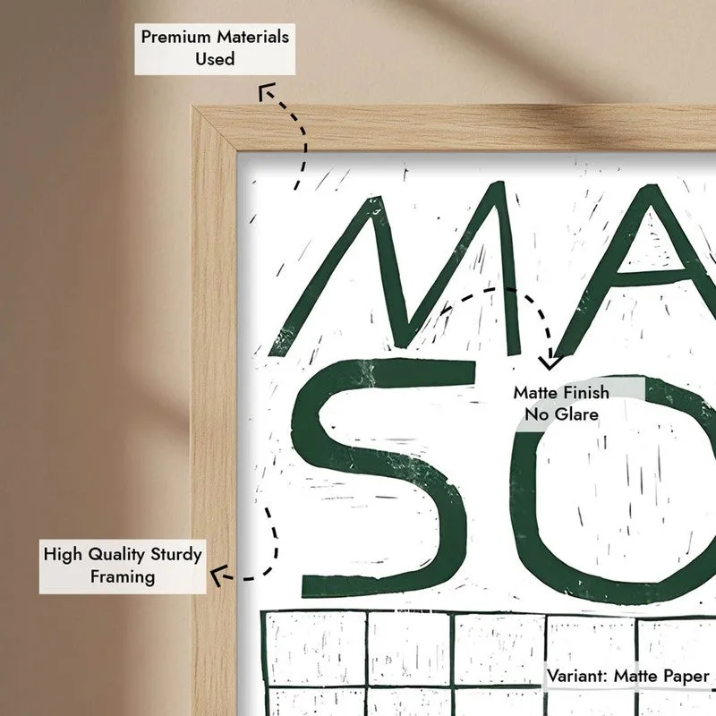 Make Soup Archival Canvas Wall Art - Brown media 8