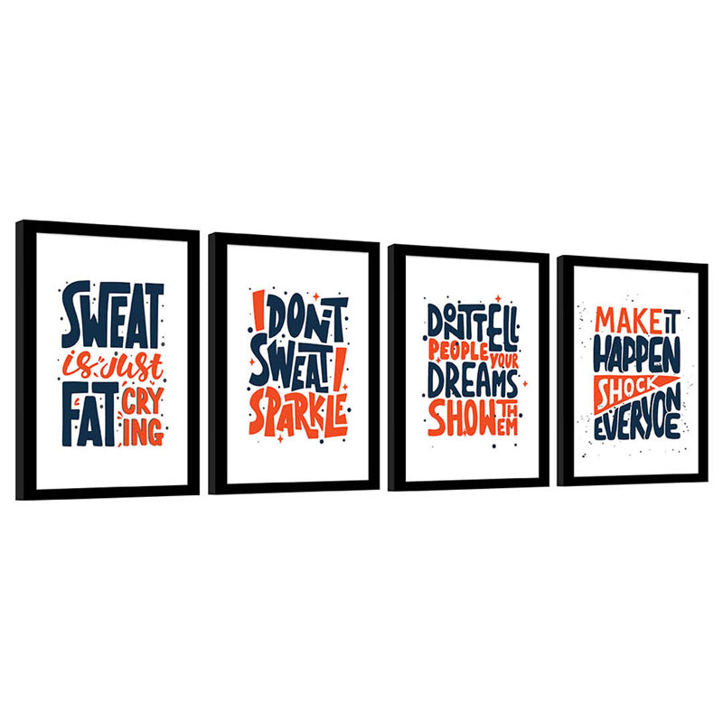 Make It Happen Wall Art - Set Of Six media 4