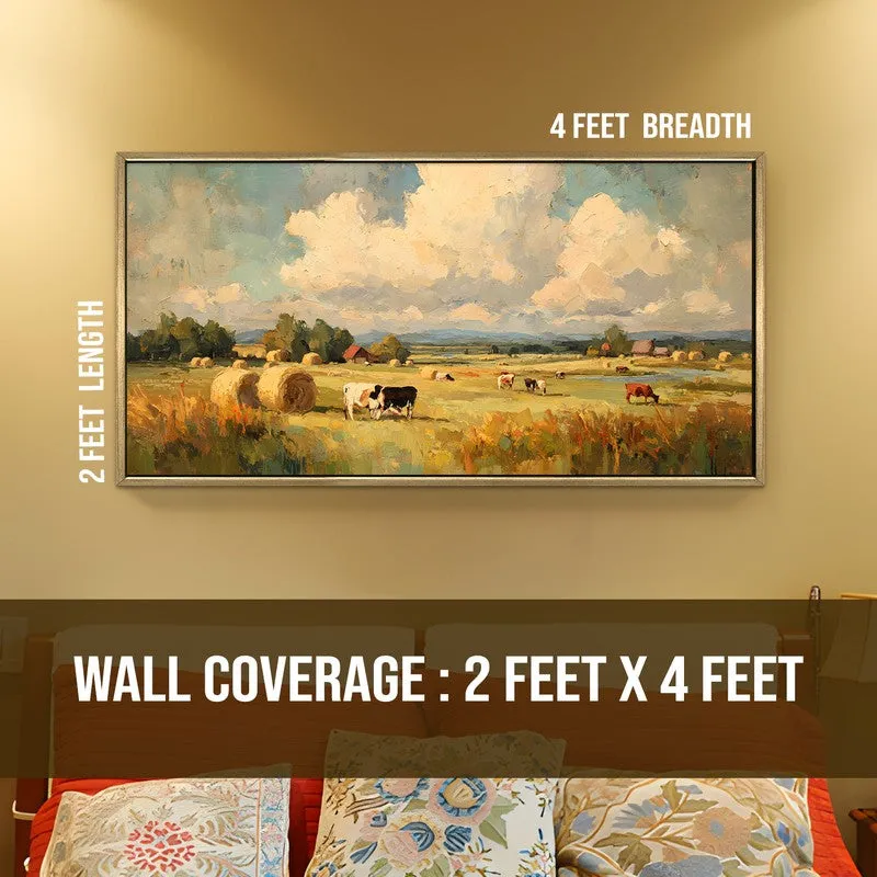 Fieldhaven Canvas Wall Painting With Frame media 8
