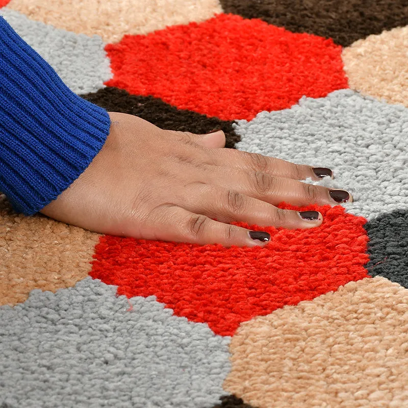 Hexadry Microfiber Bath Mat - Red media 3