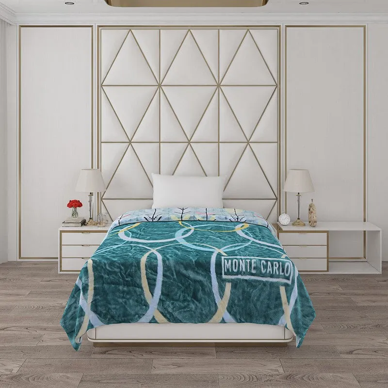 Monte Carlo Dreamscape Throw Reveisible Blanket - 500 GSM media 4