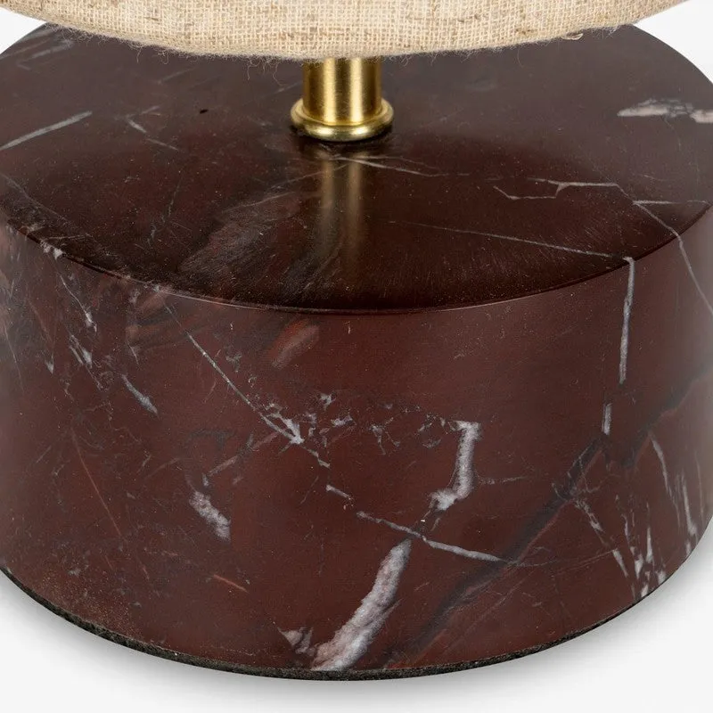 Orange Tree Kai MarbleTable Lamp - Brown,White media 6