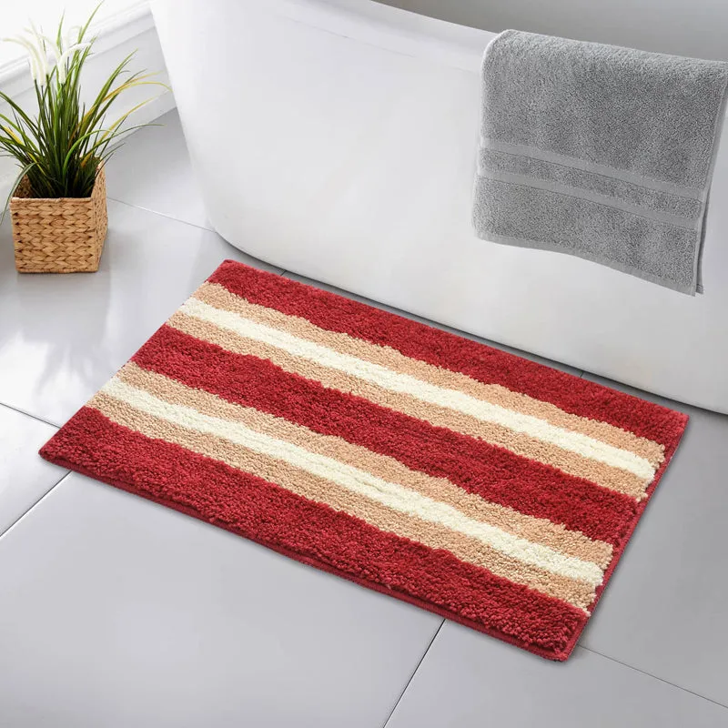 Nexa Cotton Bath Mat - Red media 3