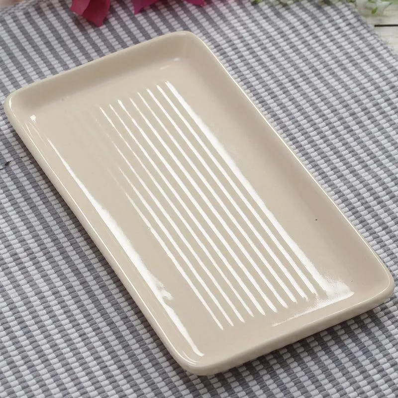 Vantera Beige Ceramic Mug And Tray (220 mL Each) - Three Piece Set media 3