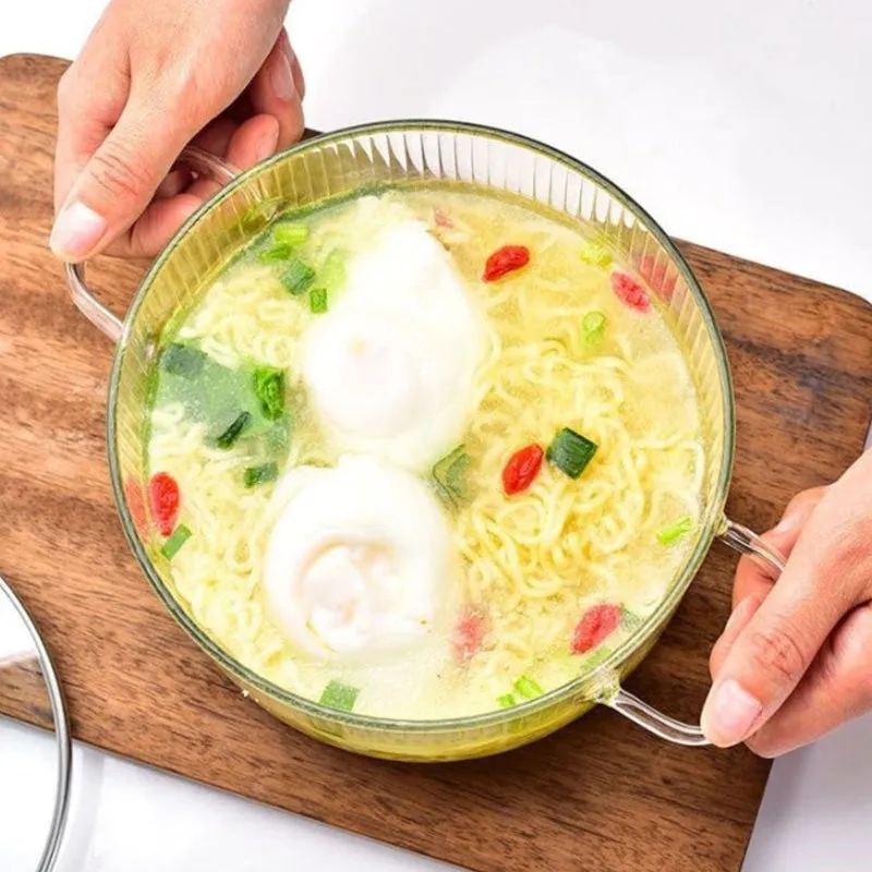 Thermelle Glass Cooking Pot With Lid - 1.6 L media 3