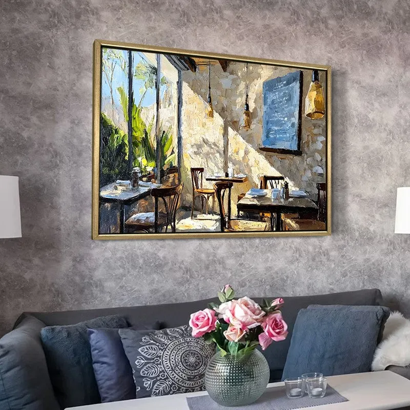 Coastal Morning Canvas Wall Painting With Frame media 6