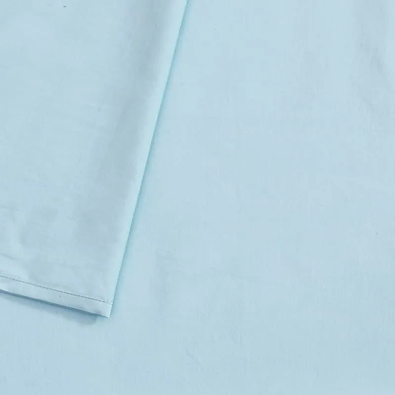 Dreamy Delight Cotton Bedsheet (Blue) - 610 TC media 3