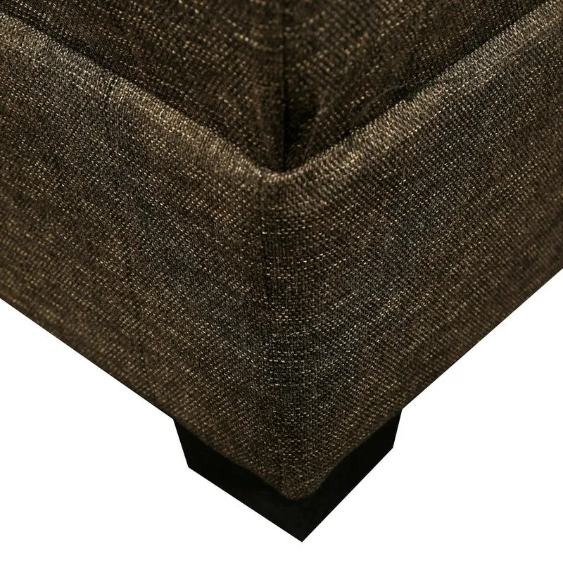Krixon Pine Wood Pouffe - Brown media 4