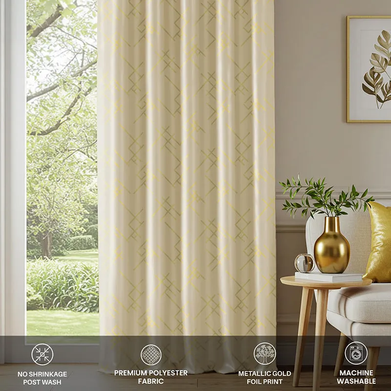 Urban Space Dusken Blackout Curtain - Beige media 4