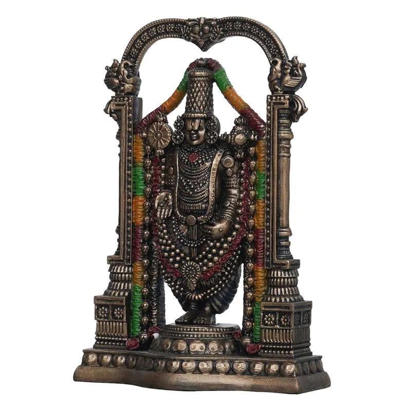 Brown Resin Tirupati Venkateshwara Idol media 4