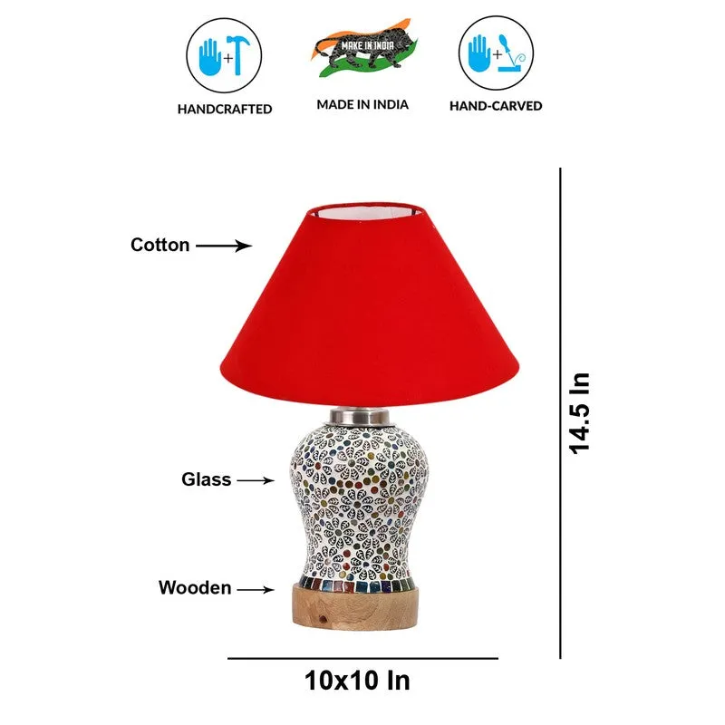 Rafelle Wooden Table Lamp - Multicolor media 9