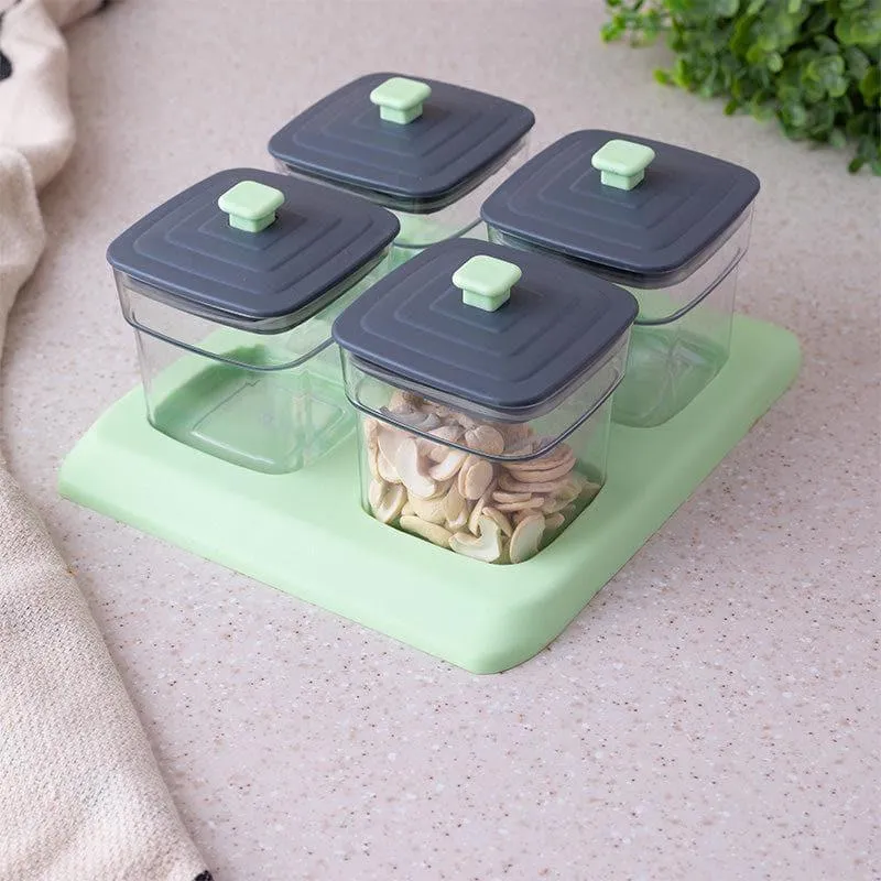 Swift Stack Mint Storage Container With Tray (250 mL Each) - Five Piece Set media 3