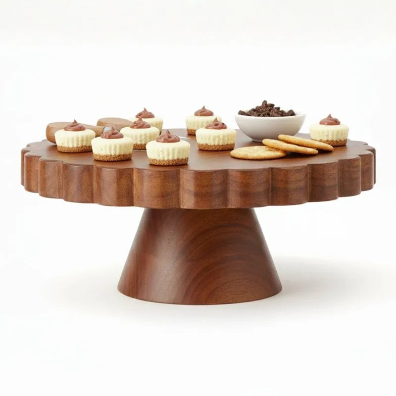 Elevora Wooden Cake Stand media 4