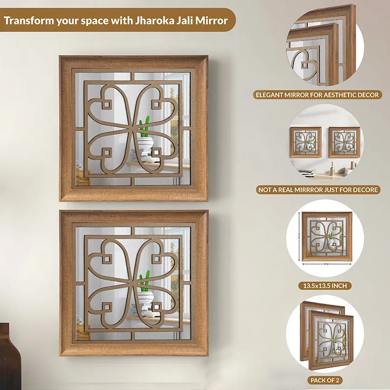 Flora Curve Decorative Wall Mirror - Set Of Two media 6
