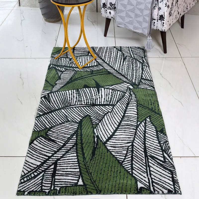 Kera Soft Pile Anti-Skid Carpet - Green media 3
