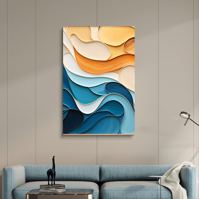 Vibrant Strokes Wall Painting
