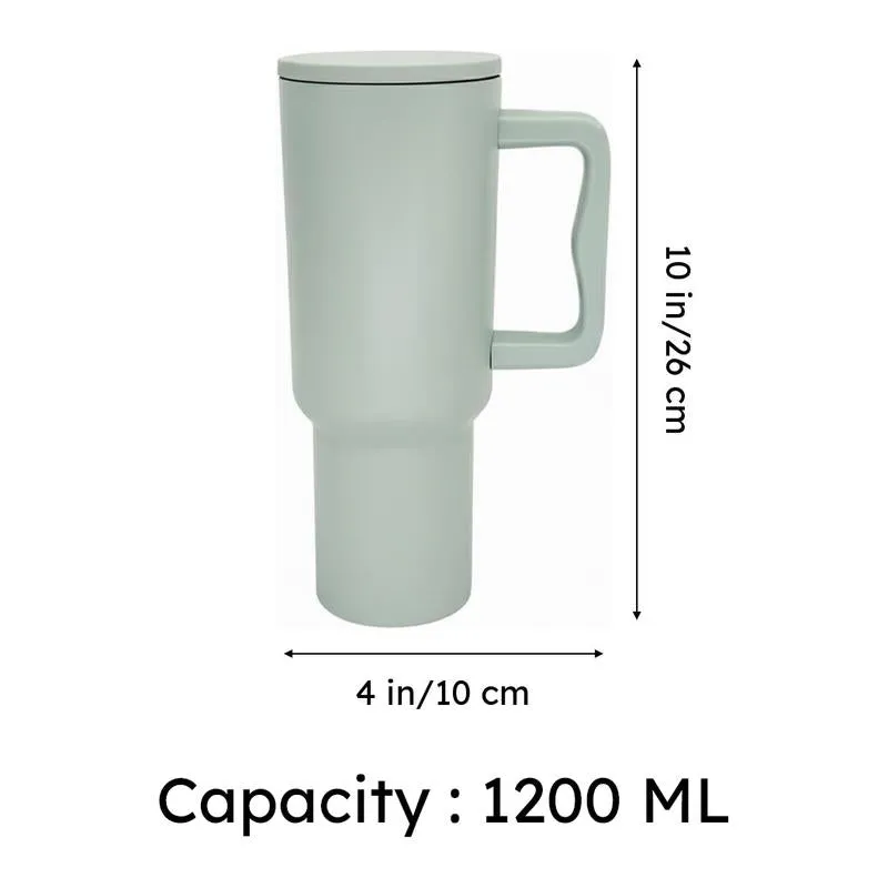 Hydra Boost Stainless Steel Tumbler (1200 ML) - Pistachio media 7