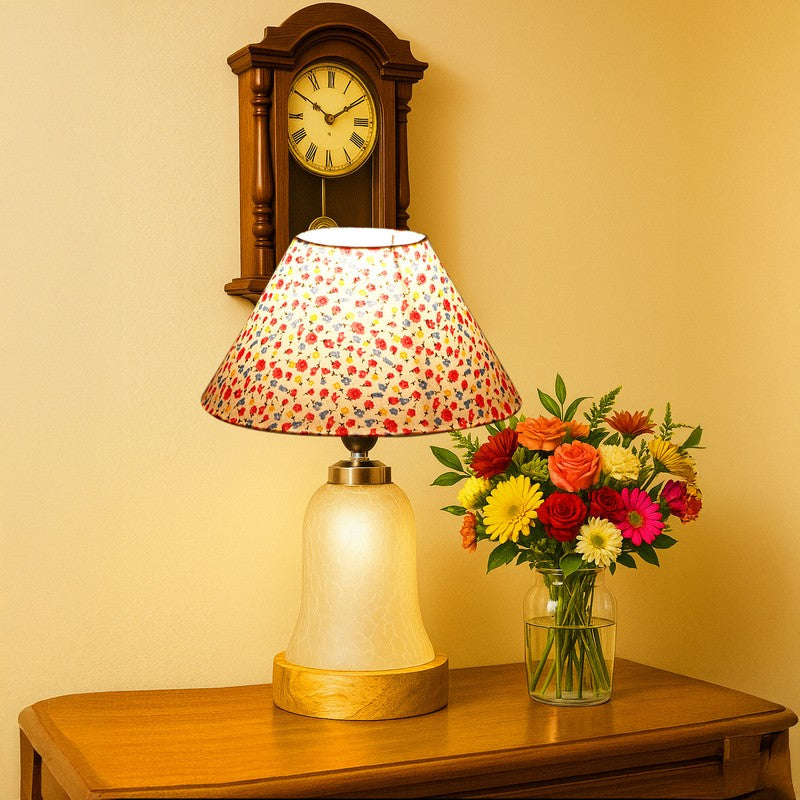 Zoravelle Fleura Arbor Wooden Table Lamp - Multicolor