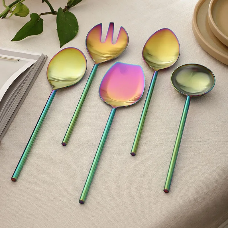 Prisma Stainless Steel serving Spoon - Set Of Five media 1