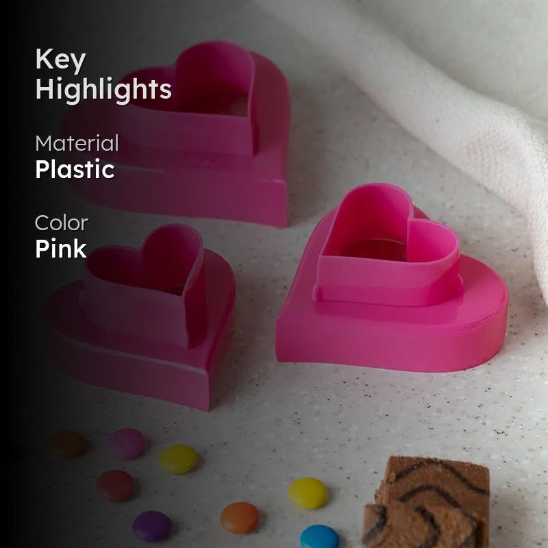 Dough Dip Cookie Cutter (Pink) - Set Of Six media 2
