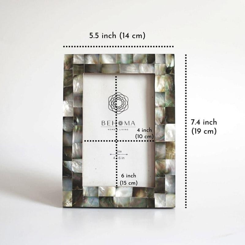 Pearl Perfect Table Photo Frame - Charcoal media 4