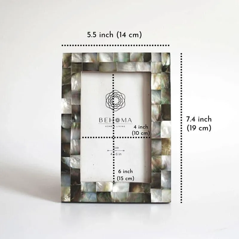 Pearl Perfect Table Photo Frame - Charcoal media 4
