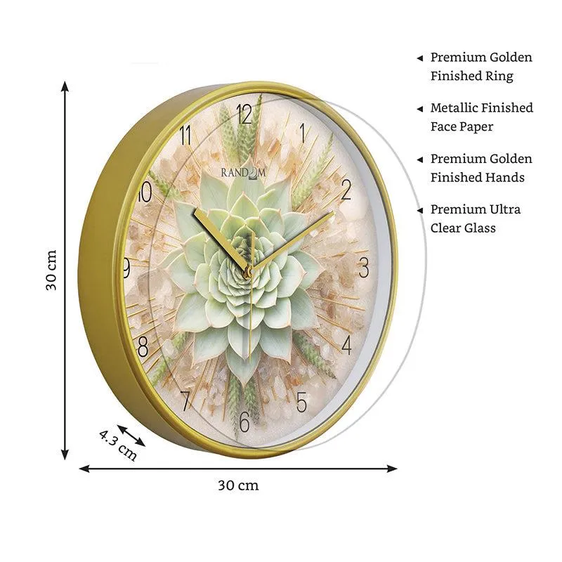 Cereus Circle Analog Wall Clock media 8