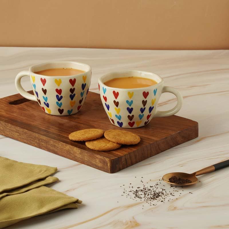 Pride Ceramic Tea Cup (210 mL Each) -  Set of Four media 5