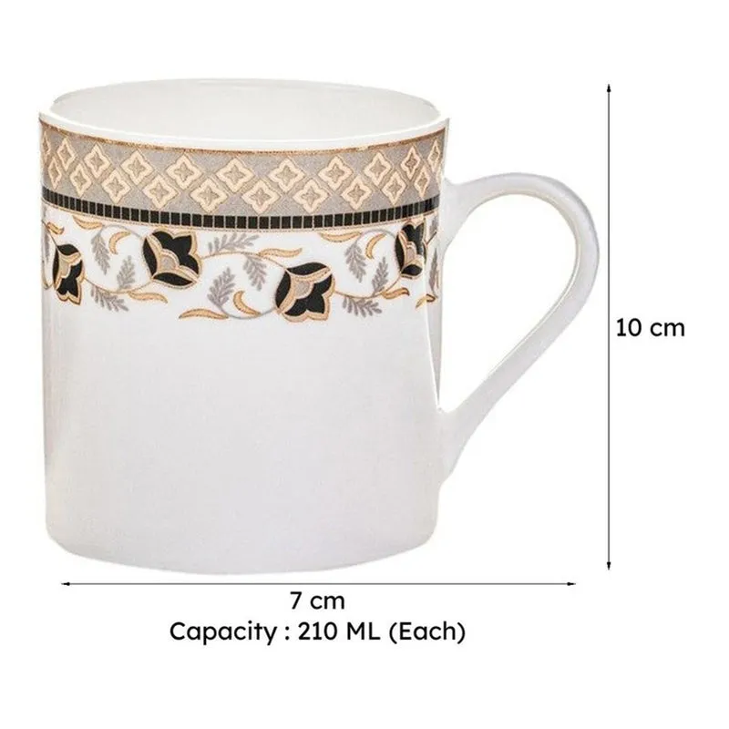 Charm Bone China Tea Cup (210 mL Each) - Set Of Six media 6