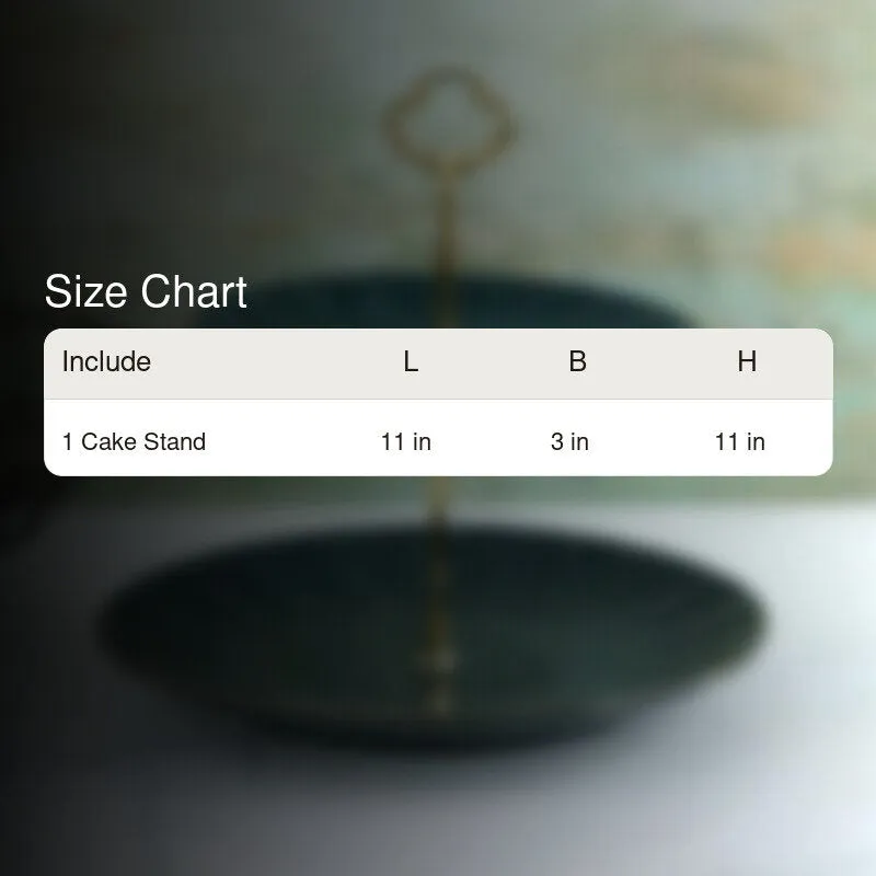 Pisto Cake Stand - Green media 5